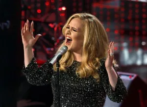 File photo of British singer Adele performing the song "Skyfall" at the 85th Academy Awards in Hollywood