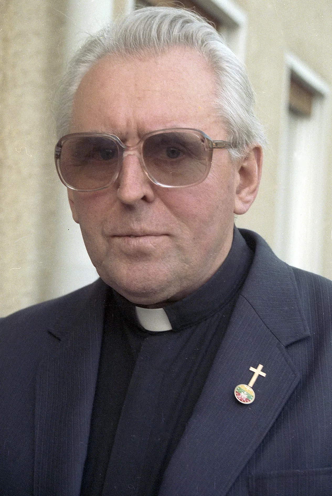Monsinjoras A. Svarinskas Ulme, Vokietijoje, 1989 m. lapkričio 21 d. | Z. Kazėno nuotr.