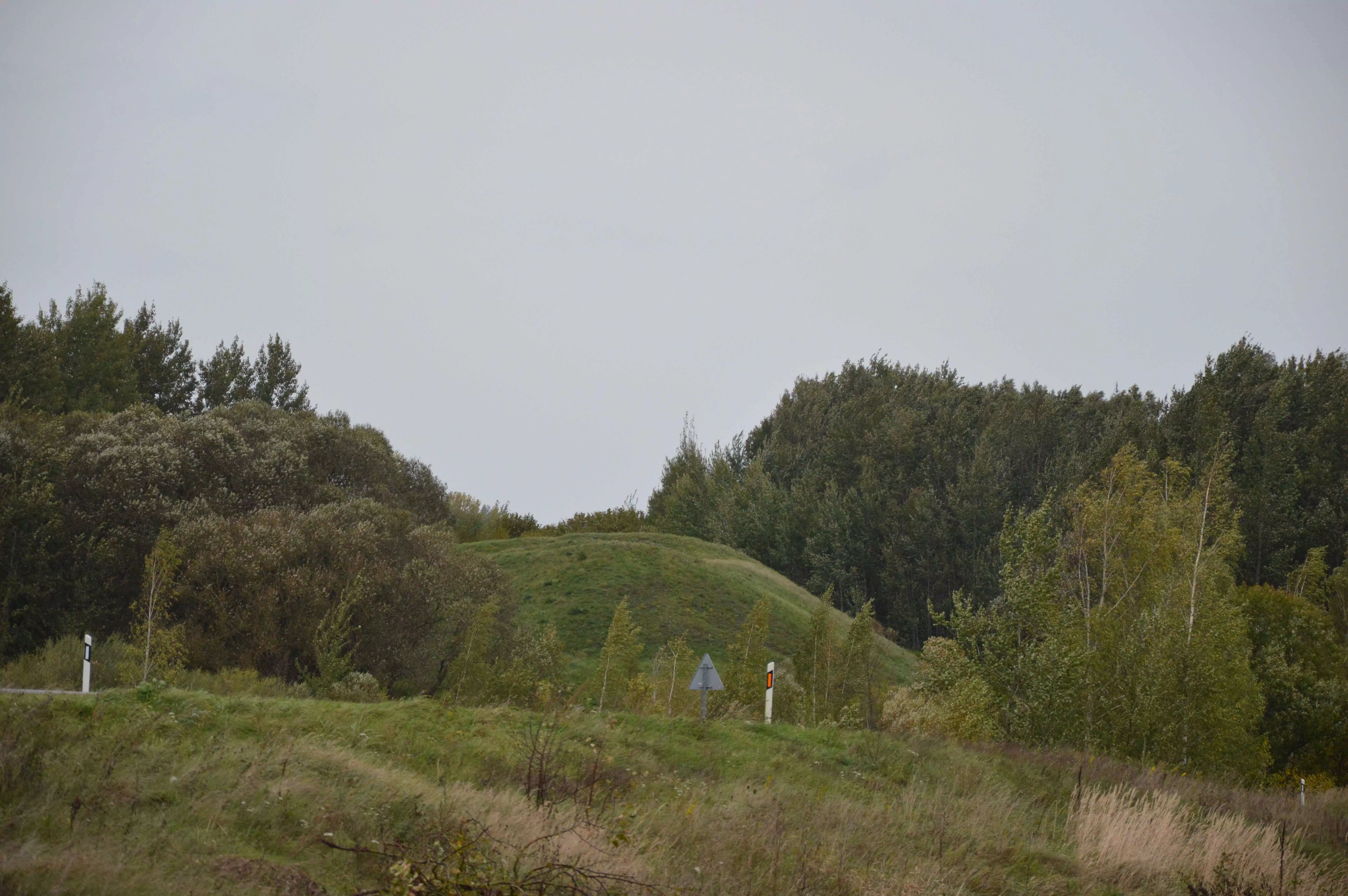 Nuo gyvenvietės pradžios atsiveria puikus vaizdas – Sangailų piliakalnis. Juditos Gaižiuvienės nuotr. 