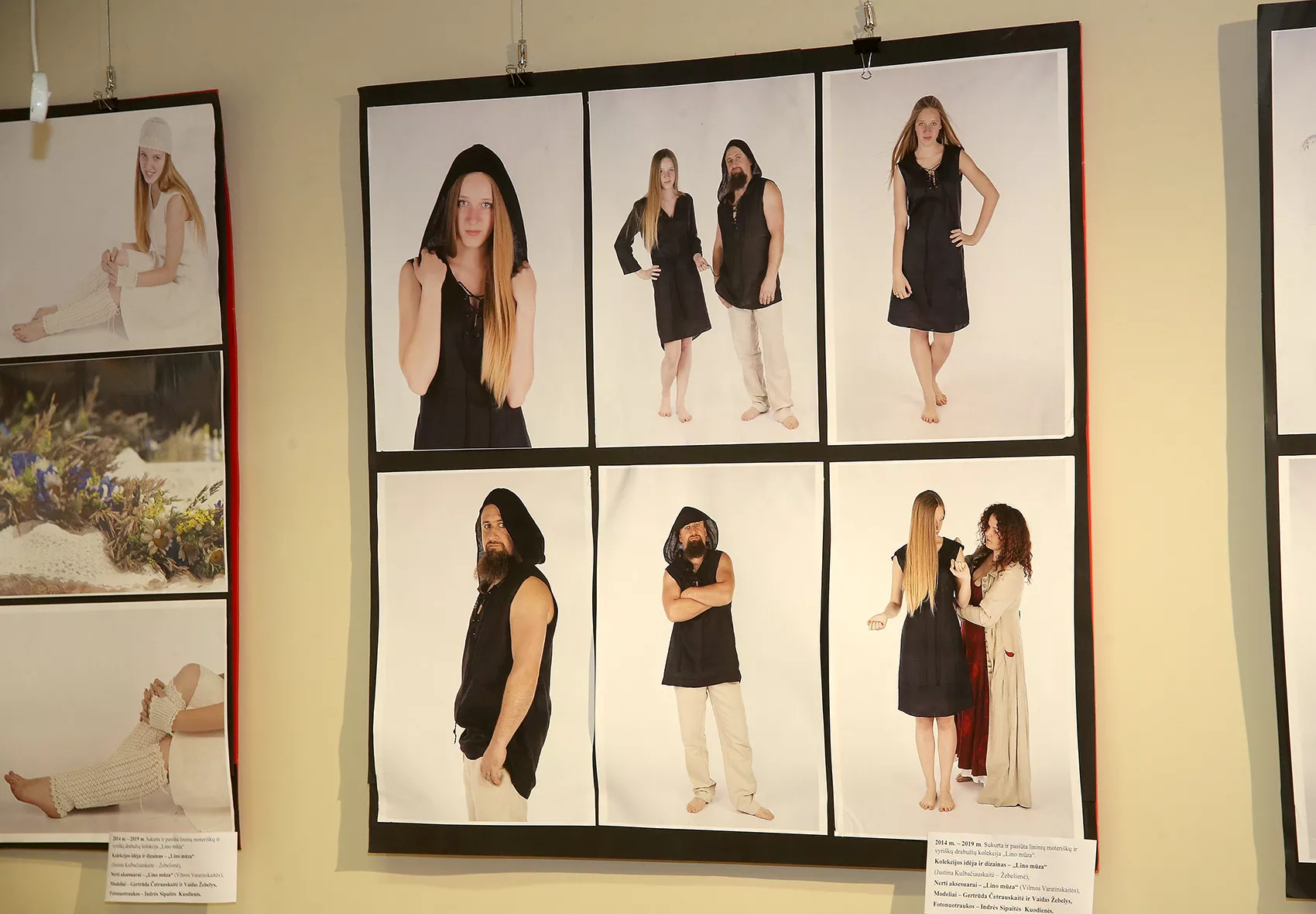 2014–2019 m. kurta lininių moteriškų drabužių kolekcija „Lino Mūza“.  / A. Barzdžiaus nuotr. 