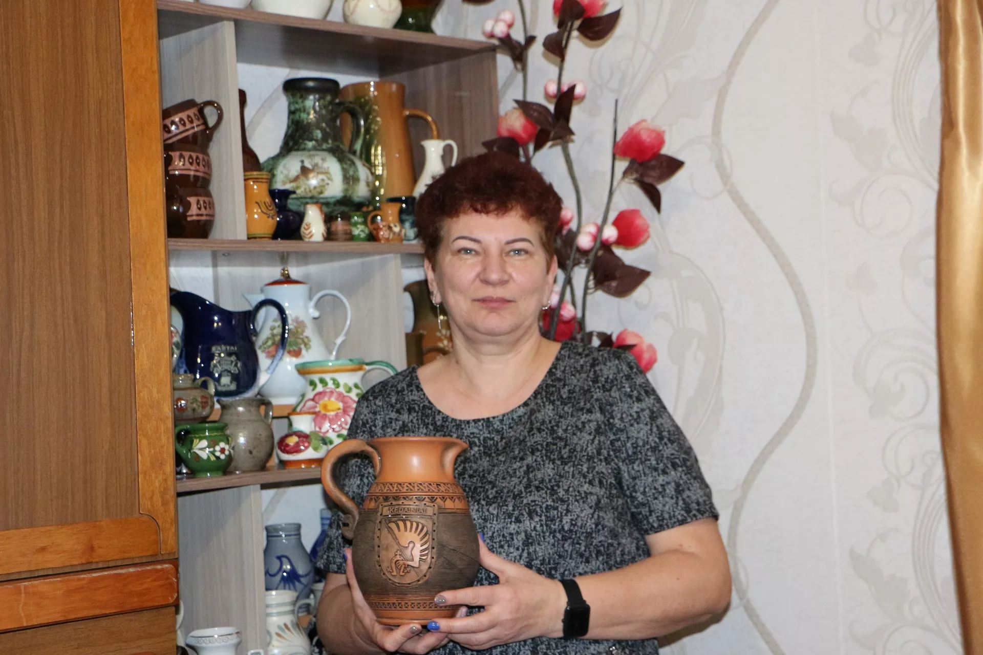  Nuo 1983 metų Beinaičiuose gyvenanti Rima Milašauskienė iš Panevėžio rajono į kaimą su tėvais atsikraustė būdama aštuntokė. / Džestinos Borodinaitės nuotr.